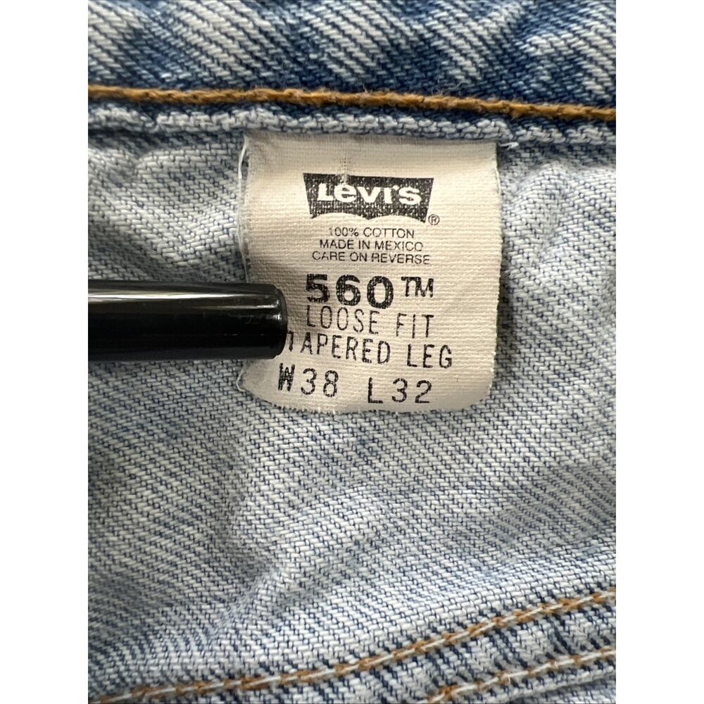 Vintage Levi’s 560 Jeans Y2K 2001 38x32 - Picture 7 of 8